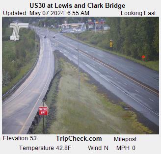 US30 at Lewis and Clark Bridge